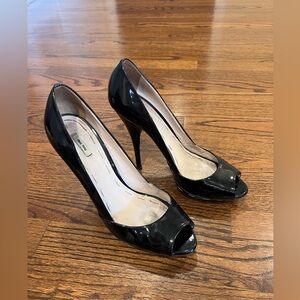 Miu Miu black patent leather heels